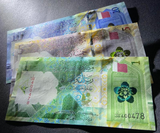 Qatar, Set 3 PCS, 1 5 10 Riyal Bankntoes, 2020 P-New, UNC Original Banknote for Collection
