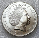 Guernsey, 5 Pound, 1998, UNC Original Coin for Collection