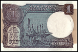 India, 1 Rupees, 1990, P-78Ae, AUNC Original Banknote for Collection
