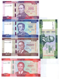 Liberia Set 5 pcs (5 10 20 50 100 Dollars ) 2016 P31-35, UNC Original Banknotes