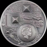 Cook Islands, 3 Ounces, 2022, UNC Original Silver Coin for Collection