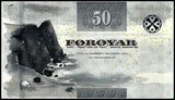 Faeroe Islands 50 Krona 2011 P-29 UNC Original Banknote