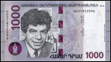 Armenia 1000 Dram , 2018 , P-NEW Hybrid UNC Original Banknote