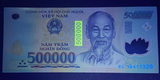 Vietnam 500000 Dong, 2015-2020 P-124, Polymer Banknote, UNC Banknote for Collection