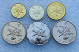 China Hong Kong, Set 6 PCS Coins, 1997, UNC Original Coin for Collection
