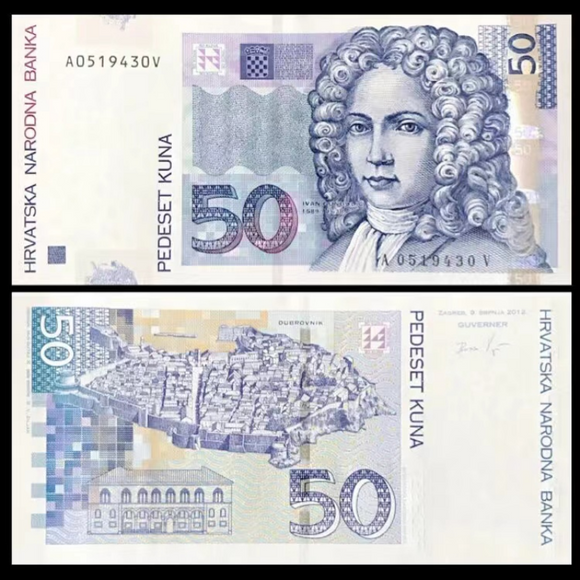 Croatia, 50 Kuna, 2012, UNC Original Banknote for Collection