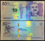 Colombia, 50000 Pesos, 2016, P-462, UNC Original Banknote for Collection