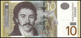 Serbia 10 Dinara  Full Bundle 100 pcs Banknotes, 2011-2013, P-54, UNC, Lot Pack original banknote