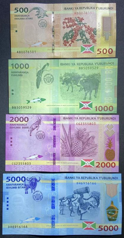Burundi 500 francs 2018.UNC (1 kom Burundi 500 francs 2018.UNC (1 kom