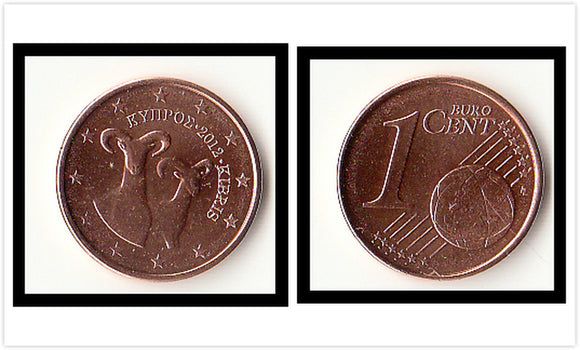 Cyprus 1 Cent KM#78 Random Year Original Coin