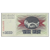 Bosnia Herzegovina 1000 Dinara, 1992, P-15, UNC world original real Banknote UNC