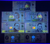 Uruguay, 20 50 100 200 500 1000 2000 Pesos, Set 7 PCS Banknotes, 2014-20, UNC Original Banknote for Collection