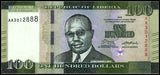 Liberia 100 Dollars 2016 P-New UNC original Banknote