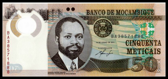 Mozambique, 50 Meticas, 2011, P-150, UNC Original Banknote for Collection