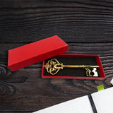 Wedding Key Gift, Zinc Alloy with Gold Plated High Quality Key for Gift Wedding Collection
