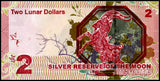 Silver Reserve Australia 2 Dollars 2015 Zodiac Goat original banknote UNC