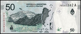 Argentina 50 Pesos, 2018 P-NEW Animal , UNC Original Banknote