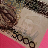 Indonesia 5000 Rupiah 1992 P-130 Original banknote
