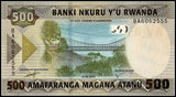 Rwanda 500 Francs 2019 P-NEW , UNC Original Banknote 1 piece