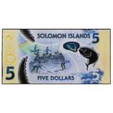 Solomon Islands, 5 Dollars 2019 P-new Polymer Banknote, UNC Original Banknote