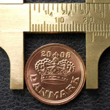 Denmark 50 ORE Random year KM#866.3 Original Coin