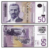 Serbia Set 3 PCS (10 20 50 Dinara), Random years, P-54 55 56 Real original Banknote