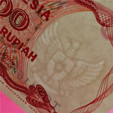 Indonesia 100 Rupiah 1984 P-122 AUNC Original Banknote