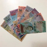 Venezuela Set 8 pcs ( 2 5 10 20 50 100 200 500 Bolivares soberanos ) 2018 UNC Original Banknotes , Real Genuine banknote