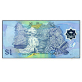 Brunei 1 Ringgit 1996 Polymer UNC Original Banknote
