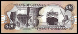 Guyana 20 Dollars , Bundle 100 PCS,  random year , P-30, UNC, Lot Pack original real Banknote