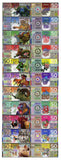 Kamberra Set 11 pcs 50 Numismas notes , 2009-2019, China Lunar Year , Polymer UNC original banknote