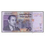 Morocco 20 Dirhams 2005 P-68 UNC Original Banknote