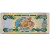Bahamas 0.5 Dollar 2001 P-68 UNC Original Banknote
