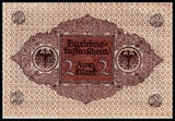 Germany 2 Mark, 1920, P-60, UNC original real banknote