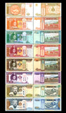 Mongolia set 8 pcs (1-1000) Tugrik UNC original real notes , world asia collectibles note collection