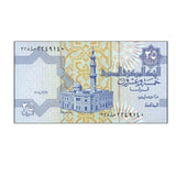 Egypt 25 Piastres 1985-2007 P-57 UNC Original Banknote