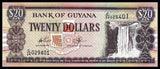 Guyana 20 Dollars , Bundle 100 PCS,  random year , P-30, UNC, Lot Pack original real Banknote