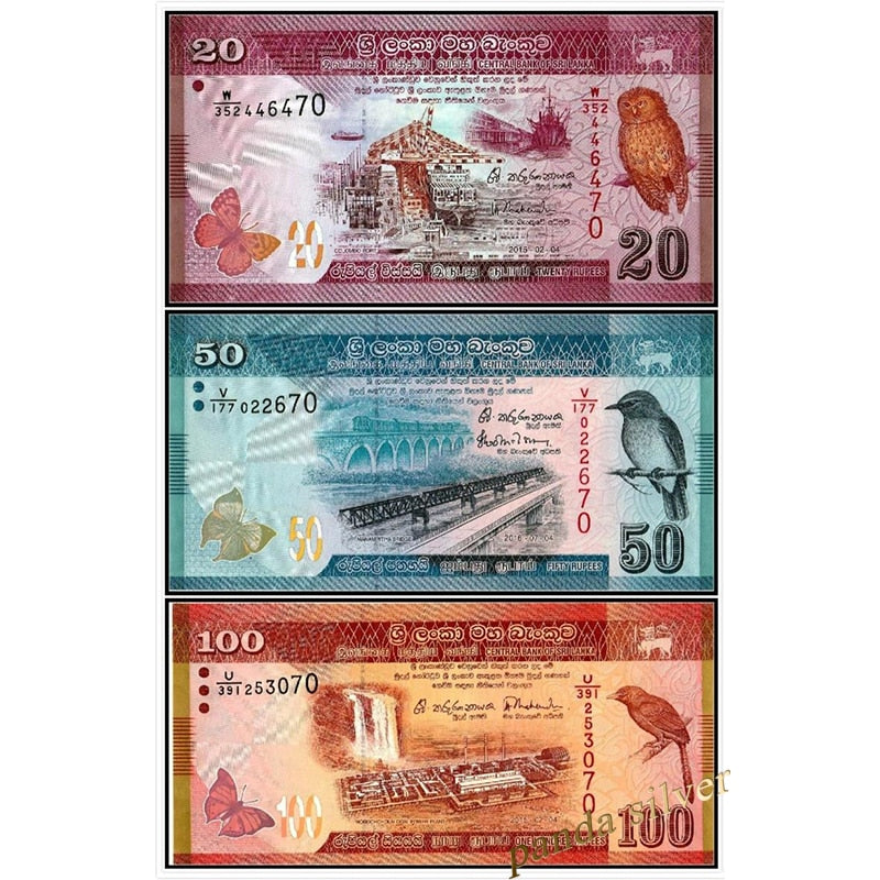 Sri Lanka 100 Rupees 2020 Banknote – Uncirculated World Paper Money – UNC Currency Bill