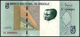 Angola set 2 pcs (  5+10 Kwanzas ) 2012(2017) Banknotes P-New UNC Original Banknote