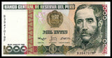 Peru 1000 Intis 1988 P-136b UNC Original Banknote