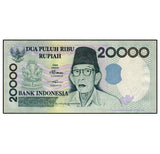 Indonesia 20000 Rupiah 1998 P-138b UNC Original Banknote