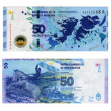 Argentina 50 Pesos 2015 P-362, UNC real original banknote , Falklands Wa