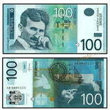 Serbia 100 Dinara 2013 P-49 UNC banknote real original