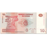 Congo 10 Francs, 2003, P-93, UNC original banknote