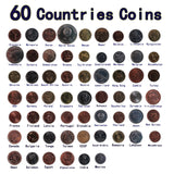 60 coins from Different Countries , Real Genuine Original Coin set