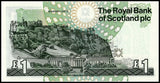Scotland 1 Pound  2001 P-351e original Banknote