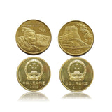 China Set 2 coins , 5 Yuan , 2002 UNC Commemorative original coin Terra Cotta Army Soldiers + Great Wall Heritage collection