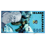 Galapagos Islands 500 DOS MIL Quinientos Nuevos Sucres Polymer banknote 2012 UNC
