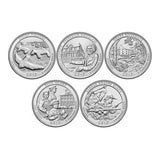 US 2013-2021 National Park Commemorative Quarter Coin, 25 Cents, Original USA United State Coins Collection
