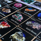 Guinea Bissau Set 24 PCS Postage Stamps, Mineral Ore Stone, Commemorative Stamp, Post Stamp